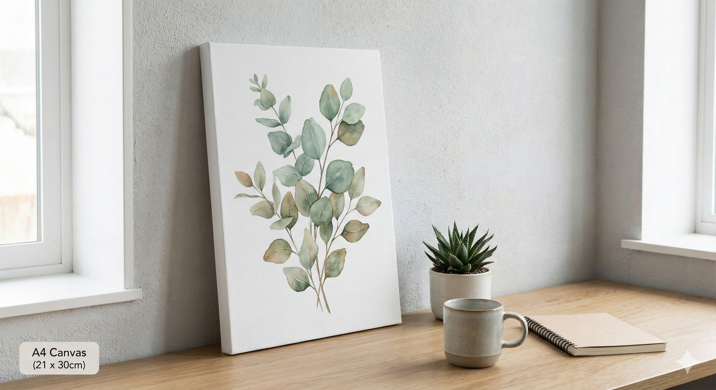 A4 Stretched Canvas Print