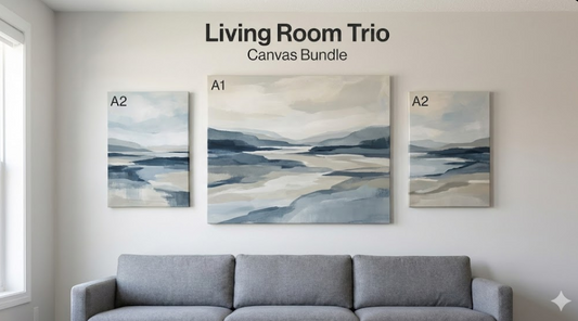 The Living Trio Canvas Bundle