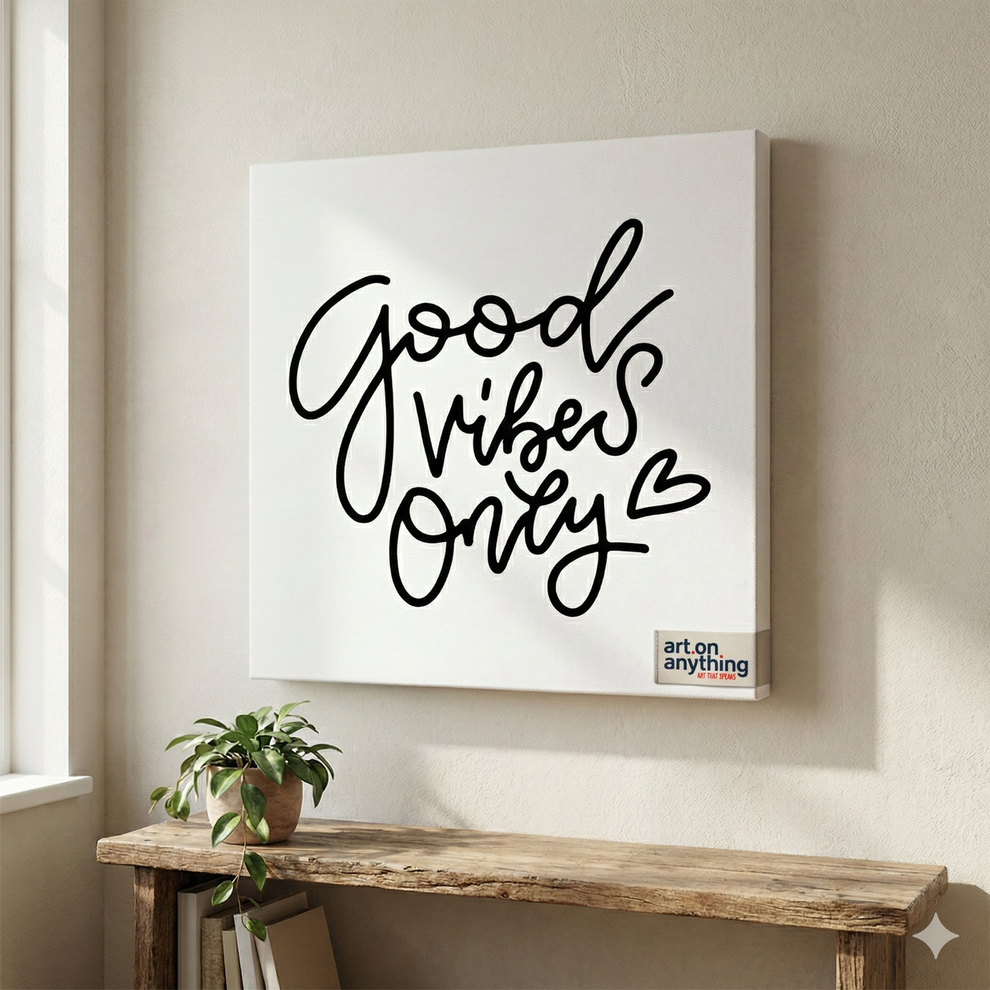 Good Vibes Only | Typography Canvas