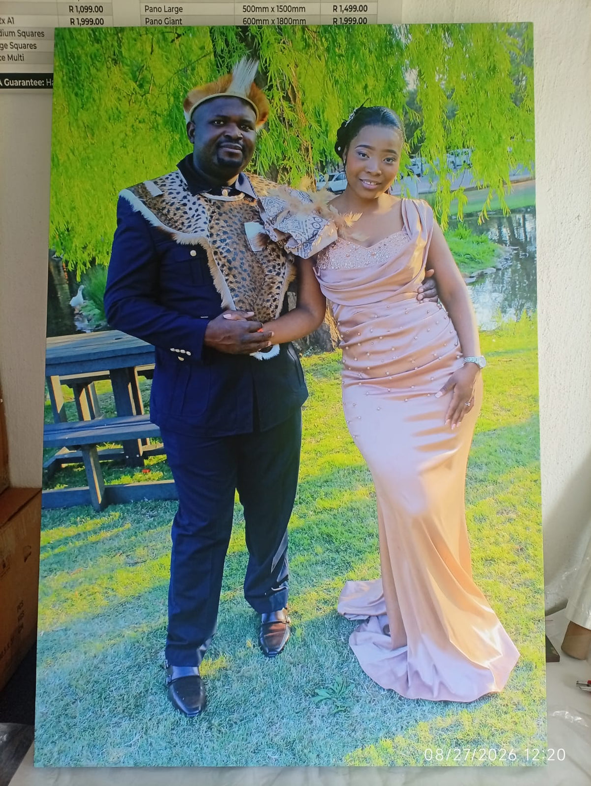Wedding Canvas Prints – hand-stretched photo canvas print by Art On Anything, Pretoria (view 2)