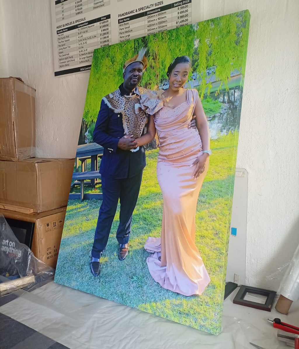 Anniversary Canvas Prints – hand-stretched photo canvas print by Art On Anything, Pretoria