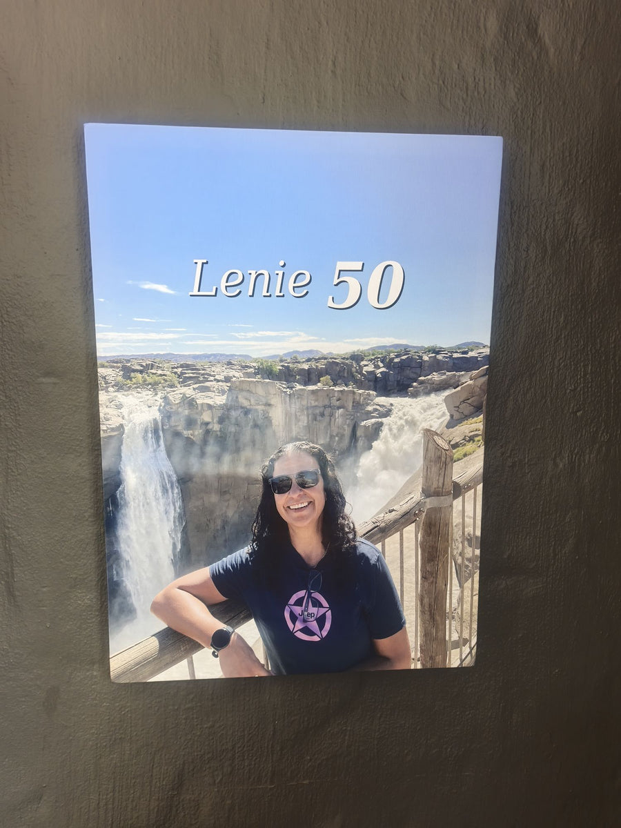 50th birthday canvas