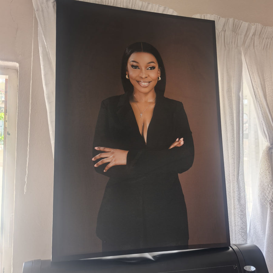 Business portrait canvas