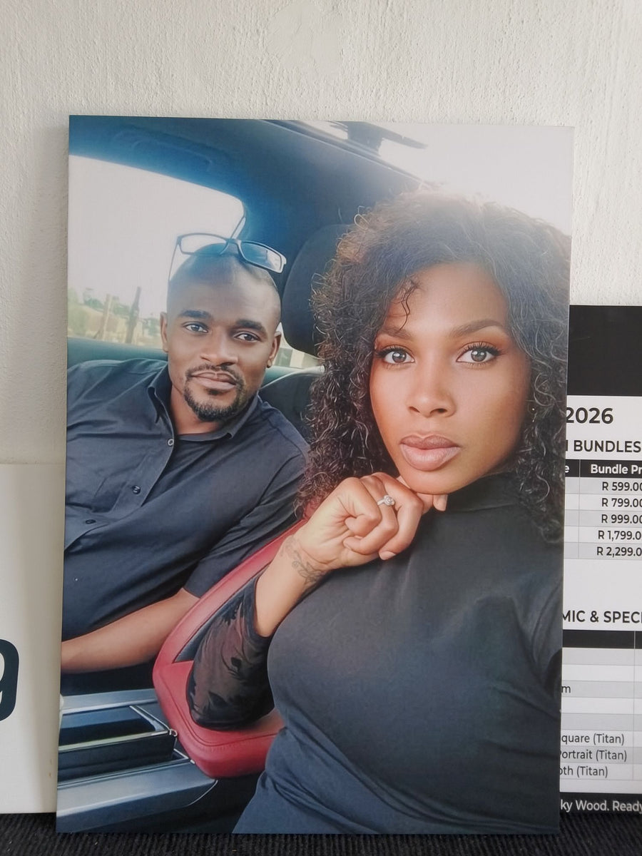 Couple portrait canvas