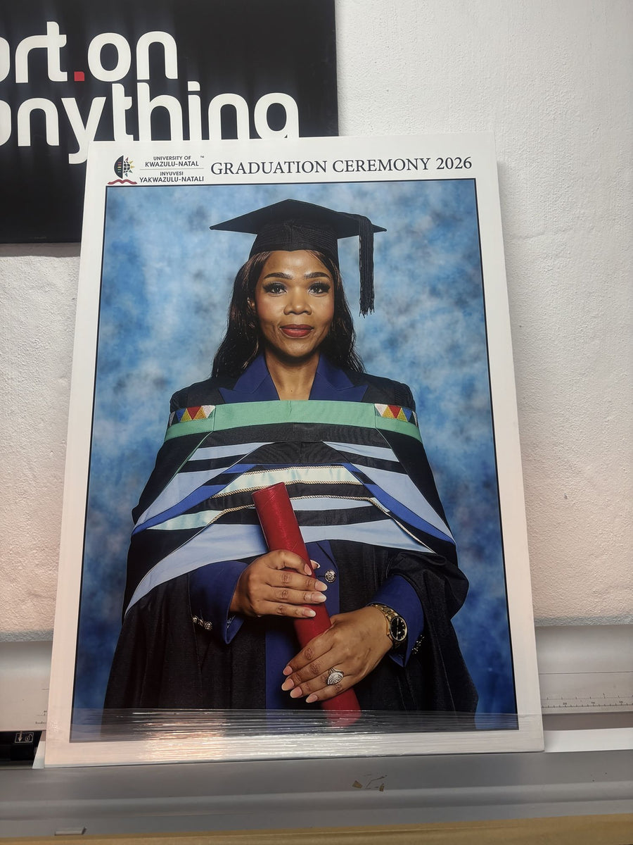 Graduation portrait canvas