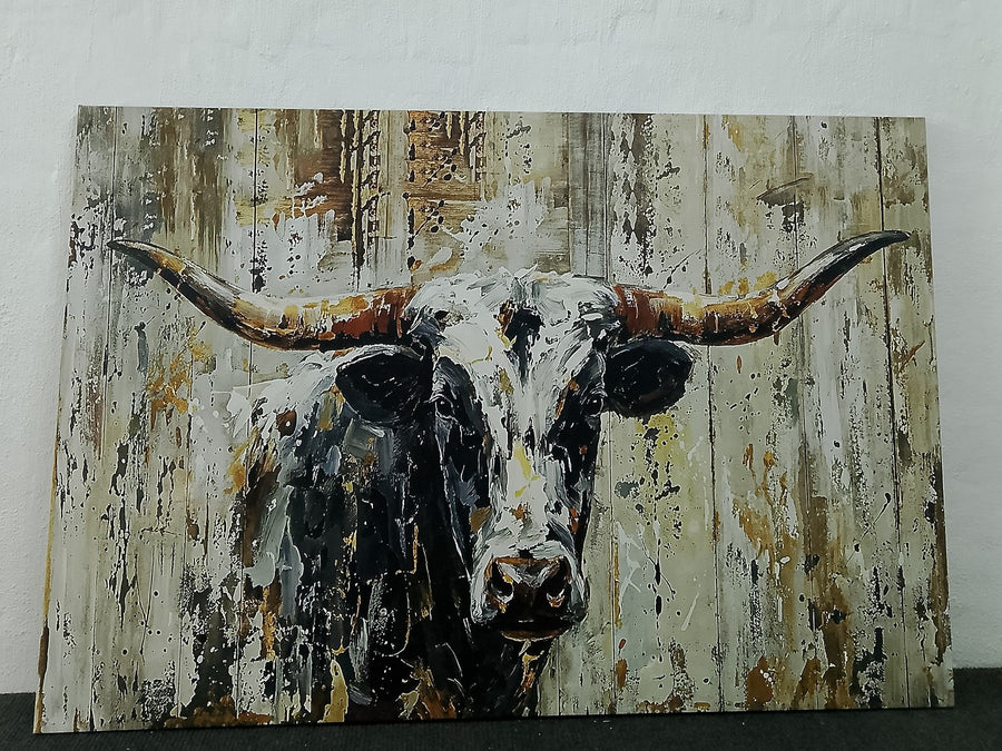 Longhorn canvas print