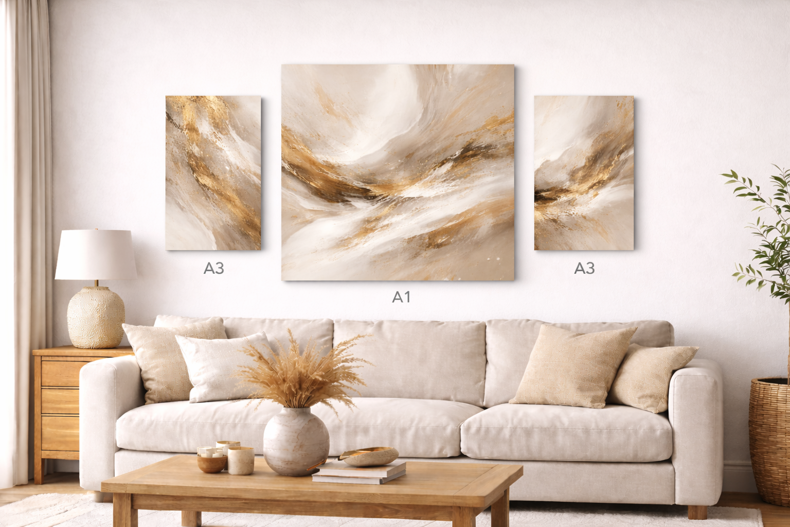 ChatGPT Image Feb 24, 2026, 09_01_50 AM The Grand Hall | 1 x A0 + 2 x A1 Canvas Bundle - Image 1